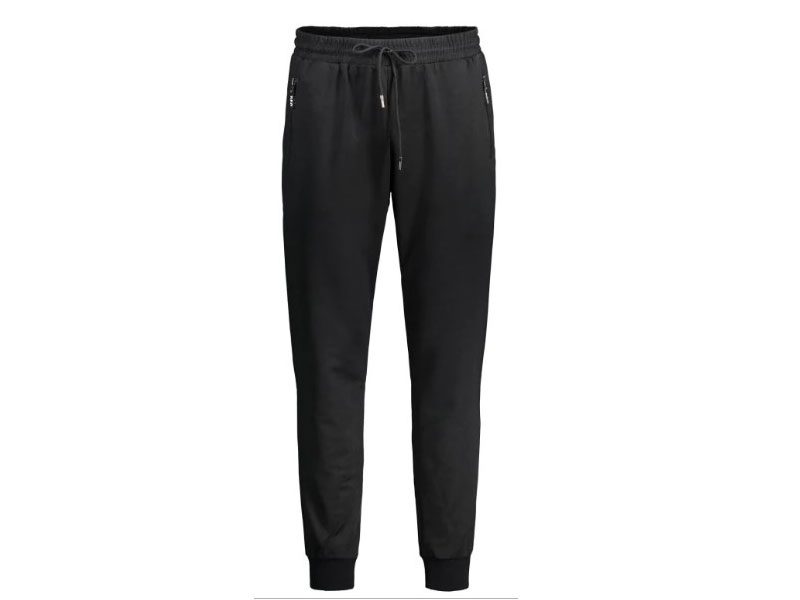 Black Fleece Close Bottom Jogging Trouser PSM-628 - Plus Size Clothing ...