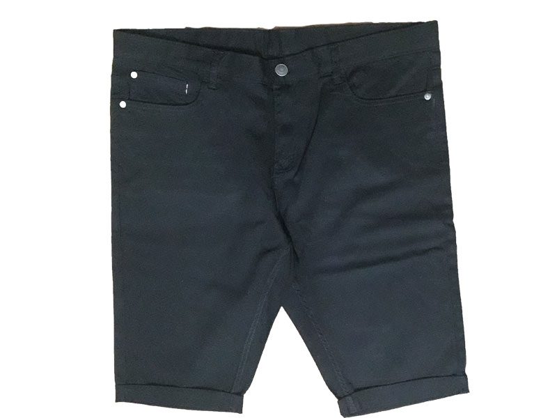 Black Cotton Shorts PSM-803 | Plus Size Clothing in Pakistan