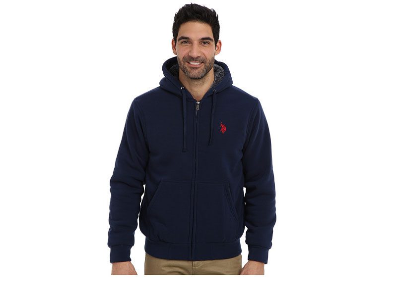 Download Navy Blue Fleece Big Size Hoodie PSM-793 - Plus Size ...