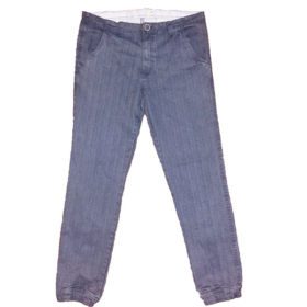 Grey Checkered Cotton B Grade Pants PSM-1067B