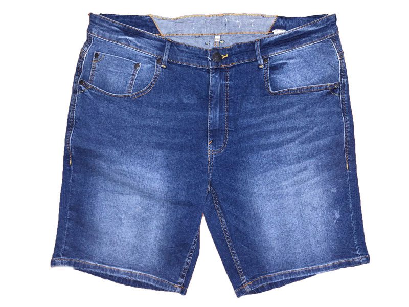 Light Blue Denim Big Size B Grade Shorts PSM-1058 | Plus Size Clothing ...