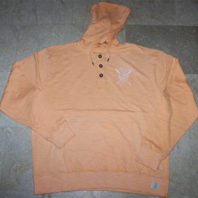 Peach Big Size Button Up PullOver Hoodie PSM-3080