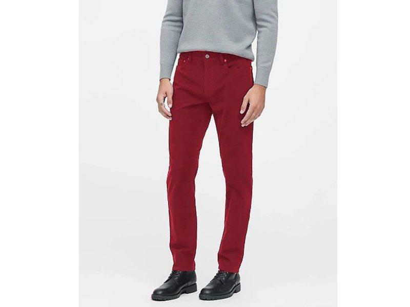 red chino pants