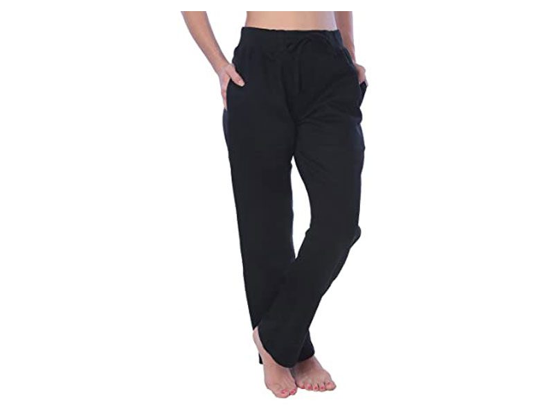 Black Open Bottom SweatPants For Women PSW-3205 | Plus Size Clothing in ...