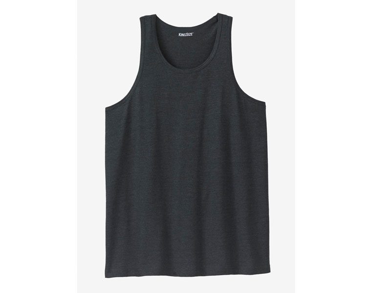 Charcoal Big & Tall Tank PSM-3595 | Plus Size Clothing in Pakistan