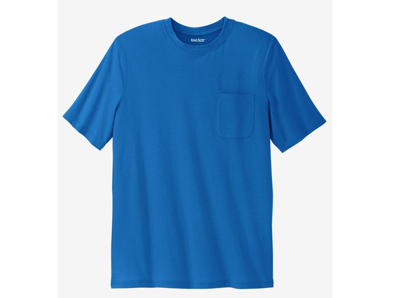 Royal Blue Big & Tall Short Sleeve T-Shirt | Plussize.pk