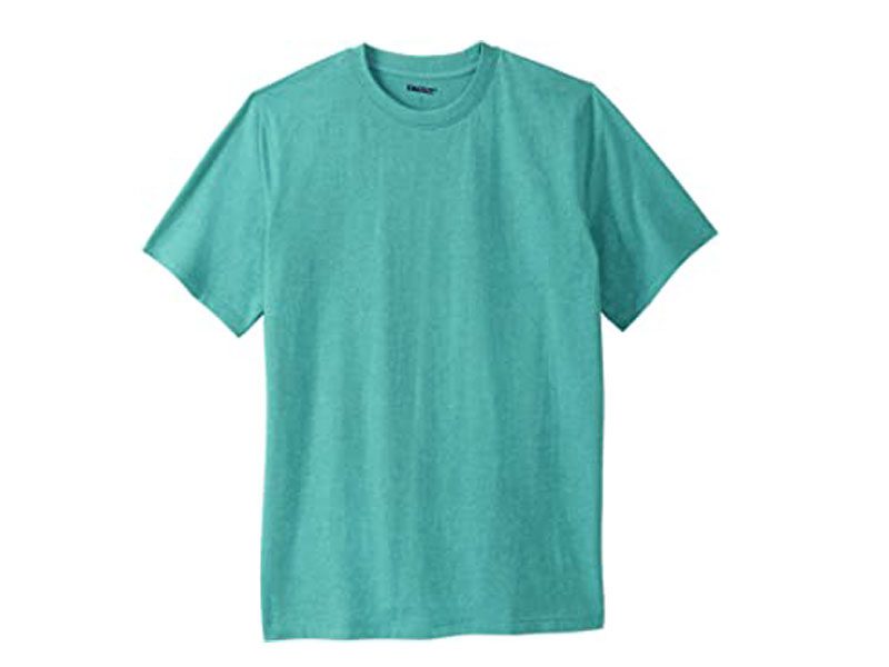 Teal Big & Tall Short Sleeve Crewneck T-Shirt PSM-3644 | Plus Size ...