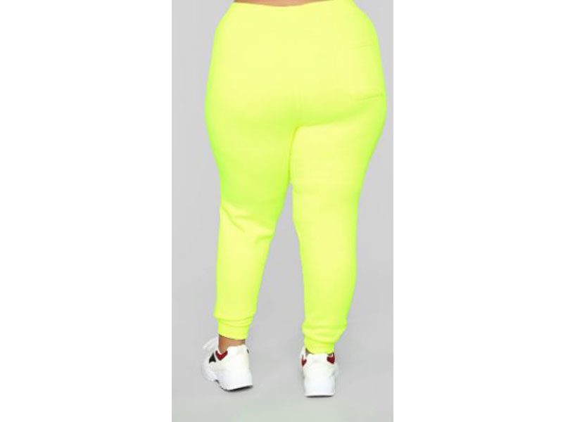 neon yellow joggers