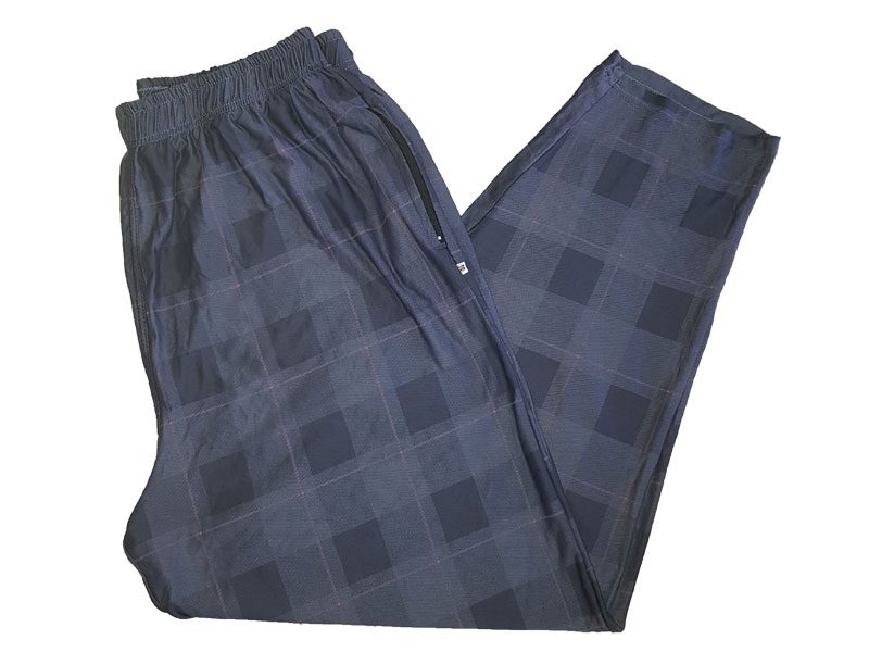 Checkered Polyester Big Size Trousers PSM-3759 | Plus Size Clothing in ...