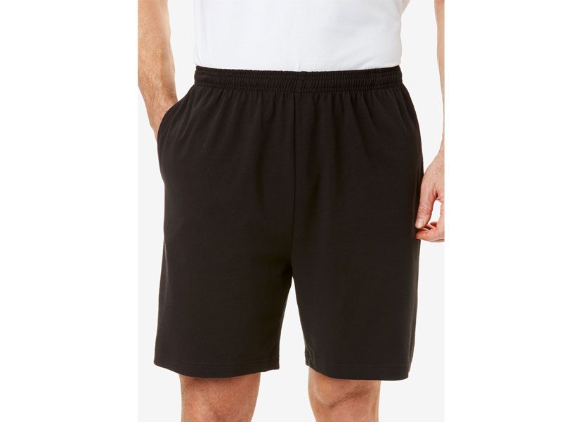 Black Jersey Big Size Shorts for Men | Plussize.pk