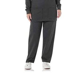 Charcoal Plus Size Women Fleece Pants PSW-3894