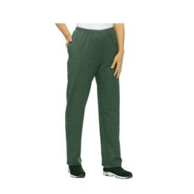 Pine Green Plus Size Women Casual B Grade Fleece Pants PSW-3898B