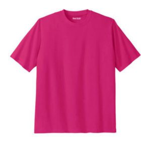 Electric Pink Big & Tall Crewneck T-Shirt PSM-3984