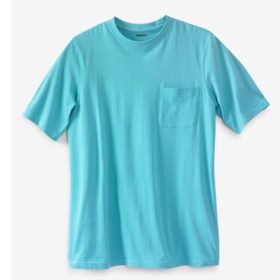 Maui Blue Big & Tall Pocket Crewneck T-Shirt PSM-3986