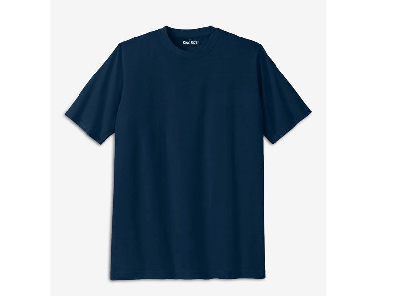 Navy Big & Tall Size Short Sleeves Men T-Shirt | Plussize.pk
