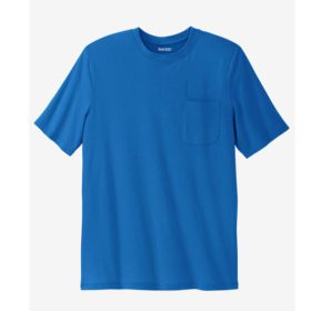 Royal Blue Big & Tall Pocket Crewneck T-Shirt PSM-3985