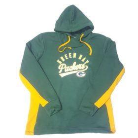 Green Yellow Contrast Big Size Hoodie PSM-4207