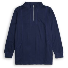 Half Zip Terry Plus Size Women SweatShirt PSW-4198