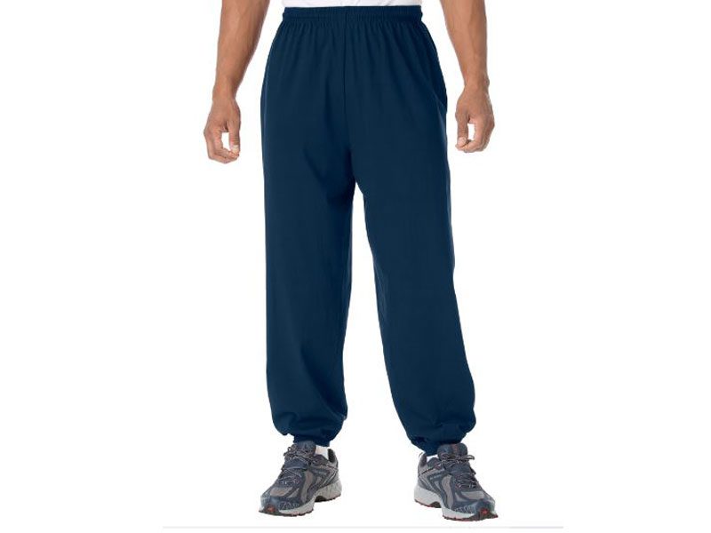 Navy Blue Big & Tall Jersey B Grade Trouser With Elastic Bottom PSM ...