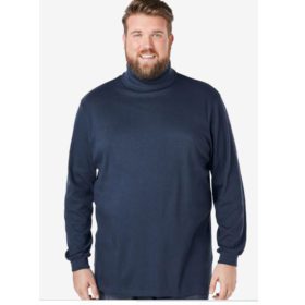 Turtleneck Big Size Long Sleeve B Grade T-Shirt PSM-4176B