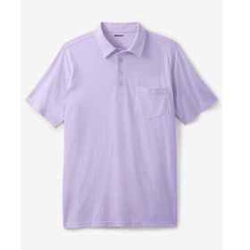 Soft Purple Big & Tall Pocket Golf Polo Shirt PSM-4376
