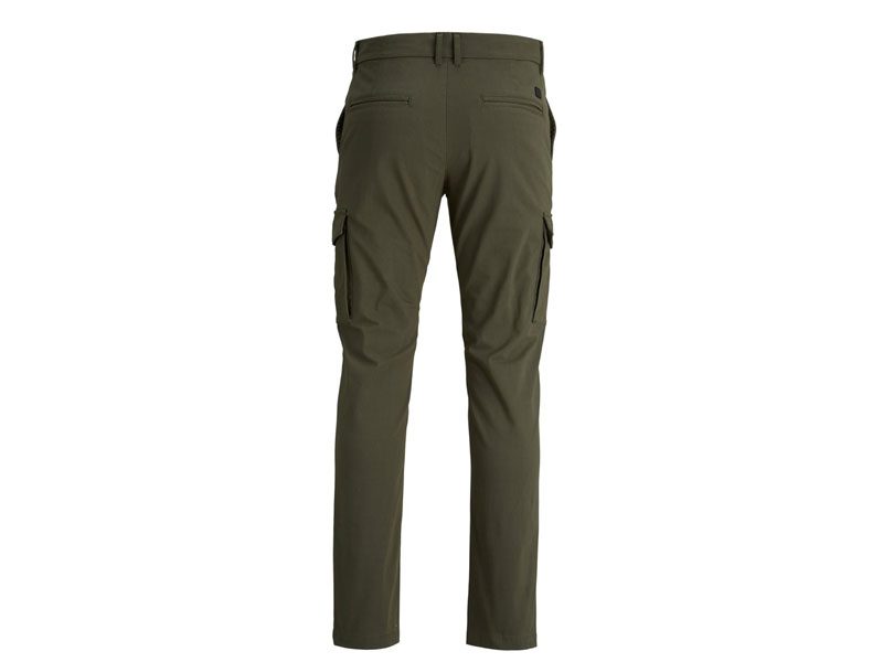 Forest Green Cotton Big Size Cargo Pants PSM-4483 | Plus Size Clothing ...