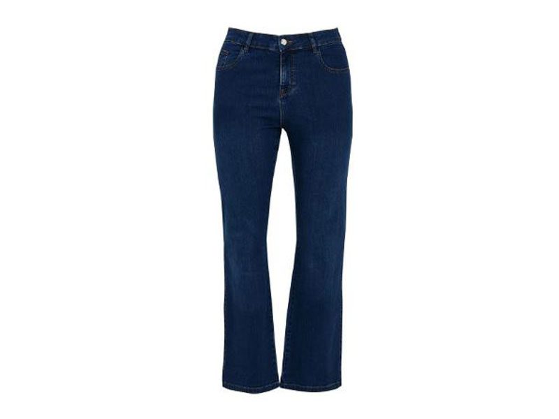 Mid Wash Plus Size Women Straight Cut B Grade Jeans PSW-4666B | Plus ...