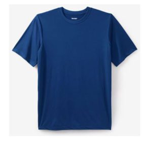 Navy Blue Performance Flex Crewneck T-Shirt PSM-4616