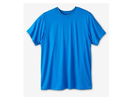 Royal Blue Performance Flex Crewneck T-Shirt | Plussize.pk