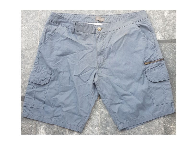Slate Blue Cotton Cargo B Grade Shorts PSM-4693B | Plus Size Clothing ...