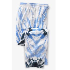 Cool Blue Tie Dye Light Weight Cotton Jersey B Grade Pajama Pants PSM-4810B