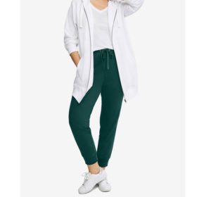 Deep Emerald French Terry Plus Size Women Sweatpants PSW-5031
