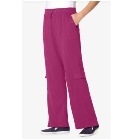 Raspberry Pull-ON Knit Cargo Pant PSW-5069