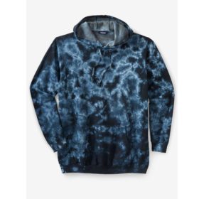 Navy Blue Marble Fleece Big & Tall Size Pullover Hoodie PSM-5155