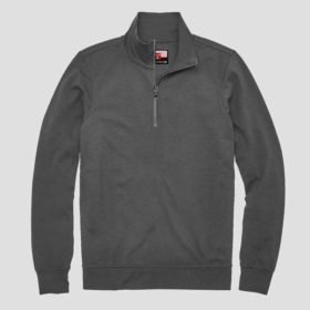 Graphite Fleece Quarter Zip Big Size Sweatshirt PSM-5226