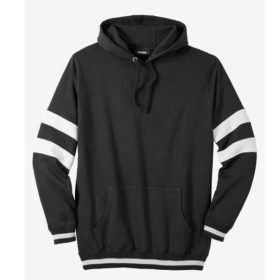 Black Fleece Big & Tall Size Color Blocked Pullover Hoodie PSM-5335