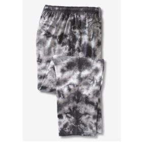 Black White Marble Light Weight Jersey Pajama Pants PSM-5342