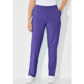 Violet Stretch Cotton Plus Size Women Pants PSW-5585