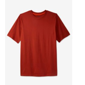 Desert Red Big & Tall Size Crewneck T-Shirt PSM-5647