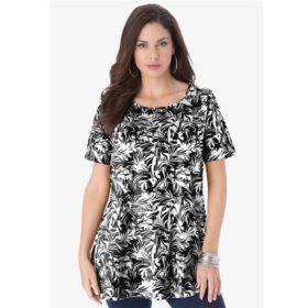 Graphic Swing With Keyhole Back Ultimate T-Shirt PSW-5689