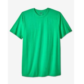 Heather Kelly Green Big & Tall Size Crewneck T-Shirt PSM-5724