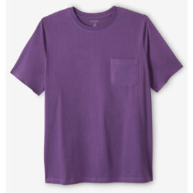 Vintage Purple Big & Tall Size Crewneck T-Shirt PSM-5725