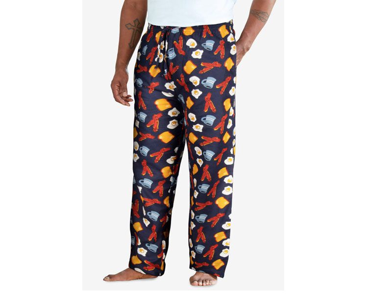 Breakfast Flannel Novelty Pajama Pants PSM-5612 | Plus Size Clothing in ...