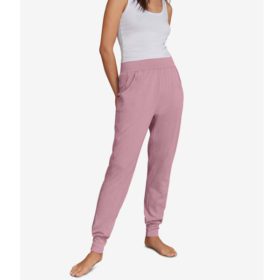 Dusty Pink Knit Jogger Sleep Pants PSW-5800