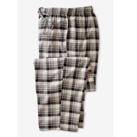 Heather Grey Flannel Plaid Pajama Pants PSM-5615