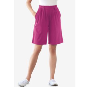 Raspberry Plus Size Women Knit Short PSW-5870