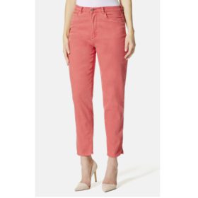 Pink Plus Size Women Straight Leg tapered Fit Jeans PSW-5954
