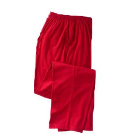 Red Lightweight Cotton Jersey Pajama Pant PSM-6274
