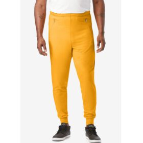 Gold Big Size Lightweight Terry Joggers PSM-6374