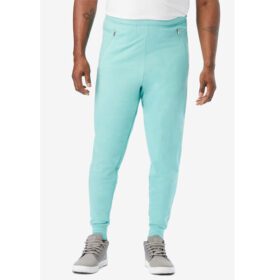 Mint Big Size Lightweight Terry Joggers PSM-6373